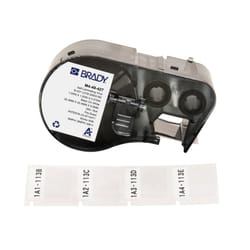 Brady M4-49-427 etichetta per stampante Nero, Bianco Etichetta per stampante autoadesiva