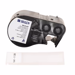 Brady M4-53-427, Nero, Bianco, Etichetta per stampante autoadesiva, Vinile, Trasferimento termico, Acrilico, Permanente