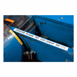 Brady M4C-500-595-WT-BK etichetta per stampante Nero, Bianco Etichetta per stampante autoadesiva - Vista aggiuntiva 2