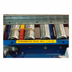 Brady M4C-1000-595-YL-BK etichetta per stampante Nero, Giallo Etichetta per stampante autoadesiva - Vista aggiuntiva 2