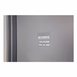 Brady M4C-1000-595-CL-WT etichetta per stampante Translucent, Bianco Etichetta per stampante autoadesiva - Vista aggiuntiva 2