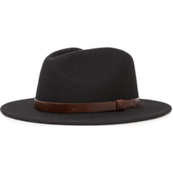Brixton Messer Fedora Cappello, nero, dimensione S