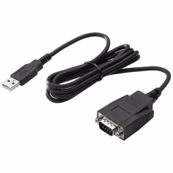 HP Adattatore da USB a porta seriale, Nero, USB tipo A, DB-9, Maschio, Maschio, Business