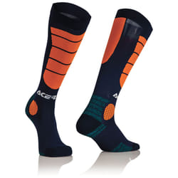Acerbis Motocross Impact Calzini, blu-arancione, dimensione L XL per uomo