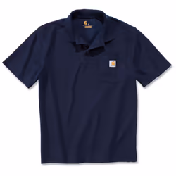Carhartt Contractors Work Pocket Polo, blu, dimensione XS per uomo