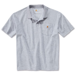 Carhartt Contractors Work Pocket Polo, grigio, dimensione XS per uomo