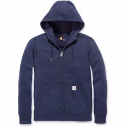 Carhartt Clarksburg Full Zip Felpa cappuccio donna, blu, dimensione S per donne