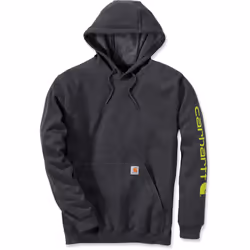 Carhartt Midweight Sleeve Logo Felpa, grigio, dimensione 2XL per uomo