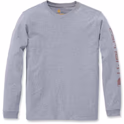 Carhartt Workwear Logo Donna Long Sleeve Camicia, grigio, dimensione XL per donne