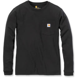 Carhartt Workwear Pocket Camicia manica lunga donna, nero, dimensione XS per donne