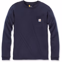 Carhartt Workwear Pocket Camicia manica lunga donna, blu, dimensione S per donne