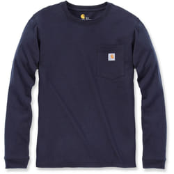 Carhartt Workwear Pocket Camicia manica lunga donna, blu, dimensione S per donne