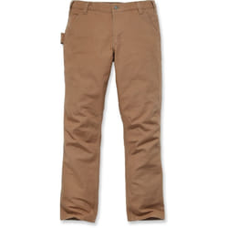 Carhartt Straight Fit Stretch Duck Pantaloni, marrone, dimensione 38 per uomo