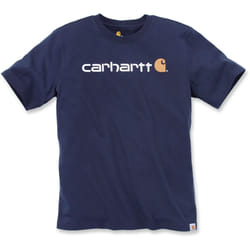 Carhartt EMEA Core Logo Workwear Short Sleeve Maglietta, blu, dimensione S per uomo