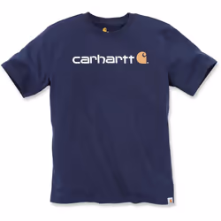 Carhartt EMEA Core Logo Workwear Short Sleeve Maglietta, blu, dimensione S per uomo - Vista aggiuntiva 2