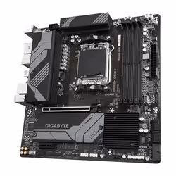GIGABYTE B650M DS3H Scheda madre - AMD Ryzen serie 9000, VRM a 6+2+1 fasi, fino a 8000 MHz DDR5 (OC), 2xPCIe 4.0 M.2, LAN 2,5 GbE, USB 3.2 Gen 2 - Vista aggiuntiva 4