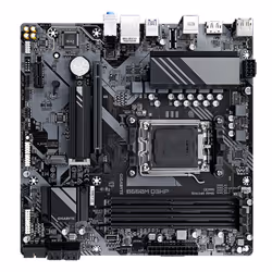 GIGABYTE B650M D3HP Scheda madre - AMD Ryzen serie 9000, VRM a 5+2+2 fasi, fino a 7600 MHz DDR5 (OC), 2xPCIe 4.0 M.2, LAN 2,5 GbE, USB 3.2 Gen 1 - Vista aggiuntiva 4