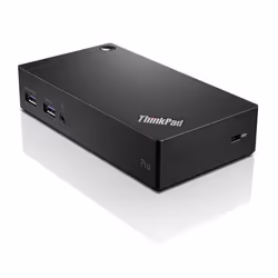 Lenovo ThinkPad USB 3.0 Pro Dock, Cablato, USB 3.2 Gen 1 (3.1 Gen 1) Type-A, 3,5 mm, 10,100,1000 Mbit/s, Nero, Lenovo