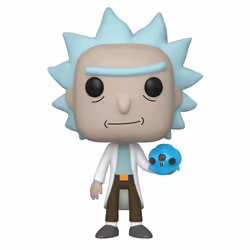 FUNKO Pop! Animation: Rick and Morty - Rick with Crystal Skull, Personaggio da collezione, Cartoni animati