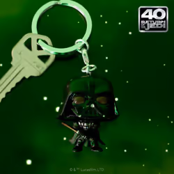 FUNKO POP! KEYCHAIN 71237 portachiavi e astuccio portachiavi Nero, Rosso