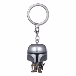 FUNKO POP! KEYCHAIN The Mandalorian, Portachiavi, Multicolore, Vinile, Numero, 3 anno/i, 99 anno/i
