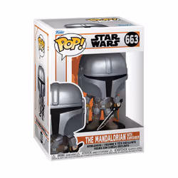 FUNKO POP! The Mandalorian with Darksaber - Vista aggiuntiva 2