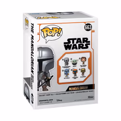 FUNKO POP! The Mandalorian with Darksaber - Vista aggiuntiva 3