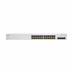 Cisco CBS220-24P-4G Gestito L2 Gigabit Ethernet (10/100/1000) Supporto Power over Ethernet (PoE) 1U Bianco - Vista aggiuntiva 2