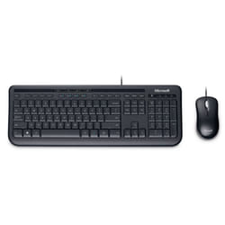 Microsoft 600 tastiera Mouse incluso Universale USB QWERTZ Tedesco Nero