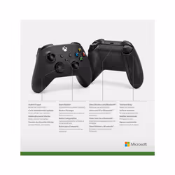 Microsoft Xbox Wireless Controller Black Nero Bluetooth/USB Gamepad Analogico/Digitale Xbox One, Xbox One S, Xbox One X - Vista aggiuntiva 5