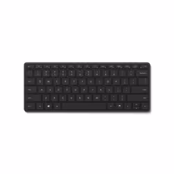 Microsoft Designer Compact Keyboard, Wireless, Bluetooth, QWERTY, Nero