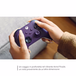 Microsoft Controller Wireless per Xbox - Astral Purple per Xbox Series X|S, Xbox One e dispositivi Windows - Vista aggiuntiva 5