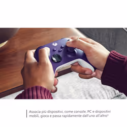 Microsoft Controller Wireless per Xbox - Astral Purple per Xbox Series X|S, Xbox One e dispositivi Windows - Vista aggiuntiva 8
