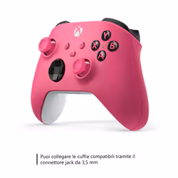Microsoft Controller Wireless per Xbox - Deep Pink per Xbox Series X|S, Xbox One e dispositivi Windows - Vista aggiuntiva 5