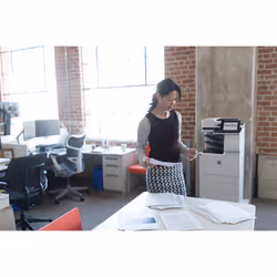 HP Color LaserJet Enterprise Stampante multifunzione M681dh, Stampa, copia, scansione - Vista aggiuntiva 8