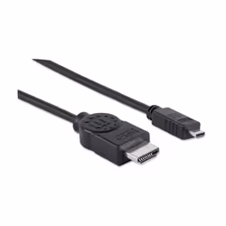 Manhattan 324427 cavo HDMI 2 m HDMI tipo A (Standard) HDMI tipo D (Micro) Nero