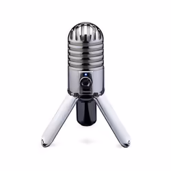 Samson Meteor, 20 - 20000 Hz, 16 bit, 48 kHz, Cardiode, Cablato, Argento