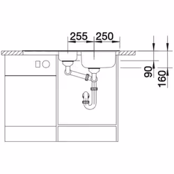 BLANCO Tipo 6 SB Rettangolare Acciaio inox - Vista aggiuntiva 5