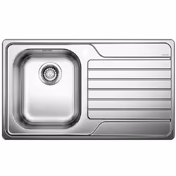 BLANCO Dinas 45 S, Rettangolare, Acciaio inox, Acciaio inox, 1 ciotole, Rettangolare, 340 x 400 mm