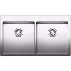 BLANCO CLARON 400/400-IF/A, Lavello montato su piano, Rettangolare, Acciaio inox, Acciaio inox, Quadrato, 400 x 400 mm