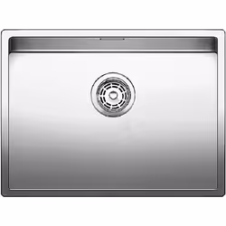 BLANCO CLARON 550-U/N, Lavello sottopiano, Rettangolare, Acciaio inox, Acciaio inox, 1 ciotole, Rettangolare
