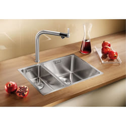 BLANCO Andano 340/180-IF Lavello montato su piano Rettangolare Acciaio inox
