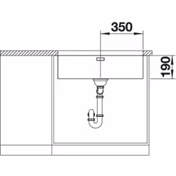 BLANCO Andano 700-U Rettangolare Acciaio inox - Vista aggiuntiva 4