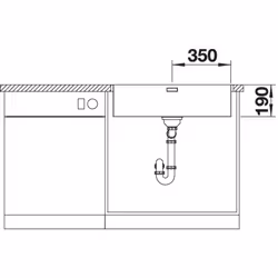 BLANCO Andano 700-IF Rettangolare Acciaio inox - Vista aggiuntiva 4