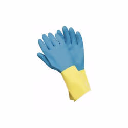 Guanto bicolore in lattice e neoprene. - Taglia M. - Realizzata in 50% neoprene e 50% lattice. - Completamente foderata. - Il ...