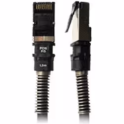 PatchSee PCI6-DPF/100, 30 m, Cat6a, RJ-45, RJ-45, Nero