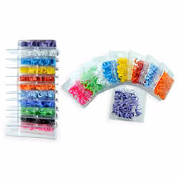 PatchSee PK-C-BC-PC organizer per cavi Blu 50 pz