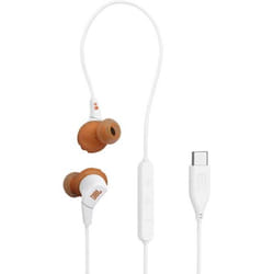 JBL Endurance Run 3C USB C Auricolare Cablato In-ear Sport USB tipo-C Marrone, Bianco
