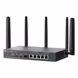 TP-Link ER706WP-4G router wireless Gigabit Ethernet Dual-band (2.4 GHz/5 GHz) Nero - Vista aggiuntiva 3