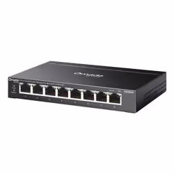 TP-Link Omada ES208GP switch di rete Gestito L2 Gigabit Ethernet (10/100/1000) Supporto Power over Ethernet (PoE) DIN rail Nero - Vista aggiuntiva 3